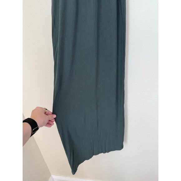 SKIMS Soft Lounge Halter Long Tank Dress in Gray/Blue Size XS - Picture 4 of 9